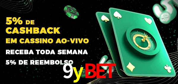 Promoções do cassino ao Vivo 9ybet